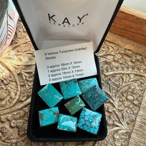 Genuine Turquoise undrilled stones